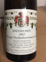 Schlossmühlenhof Ortega Trockenbeerenauslese