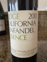 Ridge Vineyards Essence Zinfandel