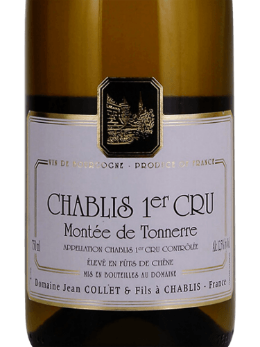 Domaine Jean Collet Chablis 1er Cru 'Montee de Tonnerre' | Vivino English