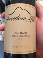 Freedom Hill Cellar Selection Pinotage