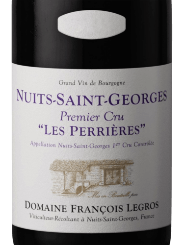 Domaine François Legros Nuits-Saint-Georges Premier Cru 'Les