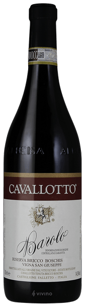 Cavallotto Barolo Riserva Bricco Boschis Vigna San Giuseppe