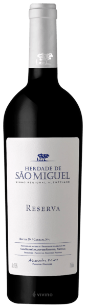 Vinho Herdade de São Miguel Tinto Seco Portugal Reserva Alicante Bouschet, Aragonez 2020 750ml