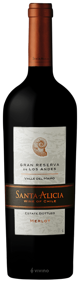 Santa Alicia Merlot Gran Reserva de Los Andes | Vivino English