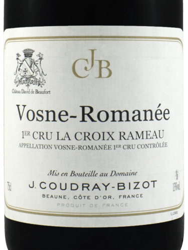【稀少☆】J. Coudray-Bizot Vosne-Romanee 1995 J. Coudray-Bizot Vosne-Romanée 1er Cru 'La Croix Rameau' | Vivino