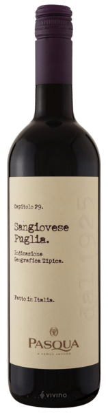Pasqua Vigneti e Cantine Capitolo 29. Sangiovese