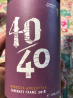 Cuarenta Cuarenta 40-40 Cabernet Franc