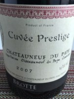 Brotte Châteauneuf du Pape Cuvée Prestige
