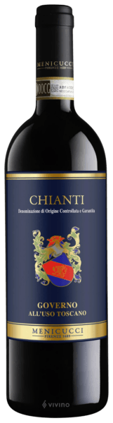 Vinho Menicucci Tinto Seco Itália Governo All'uso Toscano Cabernet Sauvignon, Merlot, Sangiovese 2023 750ml