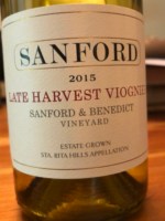 Sanford Sanford & Benedict Vineyard Late Harvest Viognier