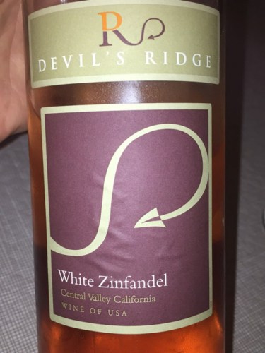Devil's Ridge White Zinfandel | Vivino English