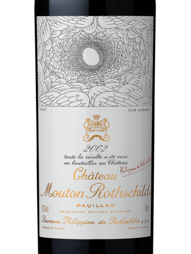 初売り初売り Pauillac Rothschild Mouton Château 2002 (Premier Cru Grand ワイン