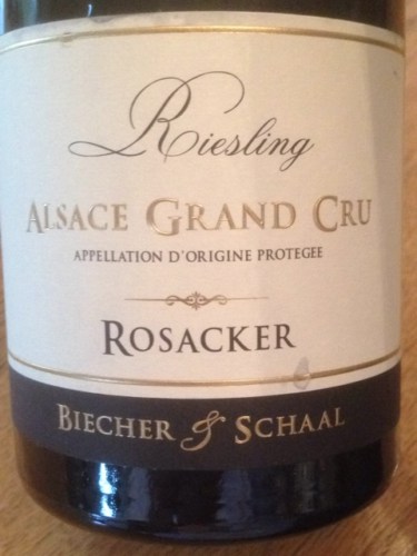 Biecher & Schaal Riesling Alsace Grand Cru 'Rosacker' | Vivino Australia