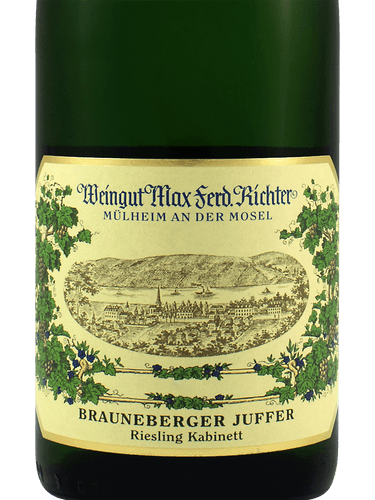ワイン Brauneberger Juffer RieslingKabinett1993 Weingut Max Ferd. Richter Brauneberger Juffer Kabinett Riesling