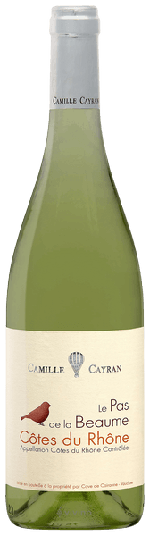 Camille Cayran Le Pas de la Beaume Côtes-du-Rhône Blanc