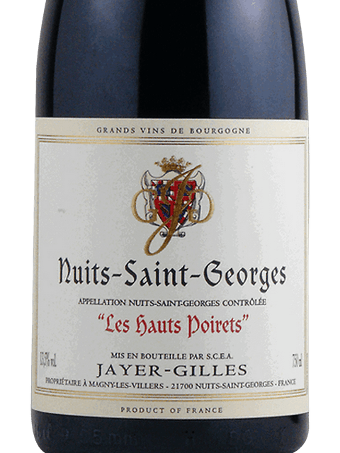 Jayer Gilles Nuits-Saint-Georges 'Les Hauts Poirets' | Vivino 日本語