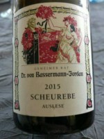 Dr. Von Bassermann-Jordan Scheurebe Auslese