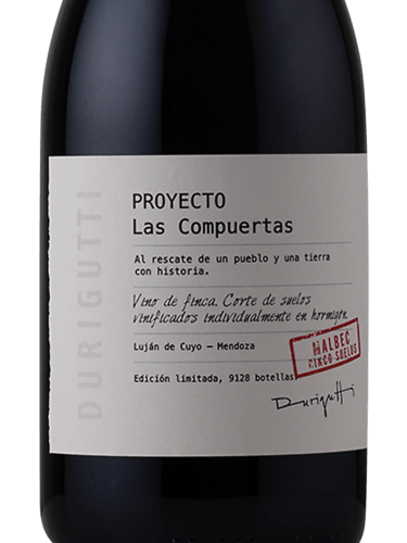 Durigutti Proyecto Las Compuertas Malbec 5 Suelos