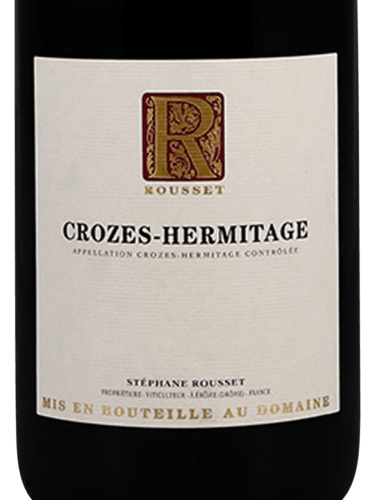 Robert & Stephane Rousset Crozes-Hermitage | Vivino English