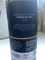 Black Elephant Vintners The Power of Love Chenin Blanc