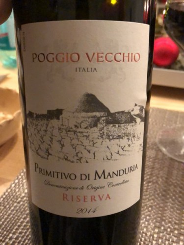 2014 Poggio Vecchio Primitivo Di Manduria Riserva Vivino United States