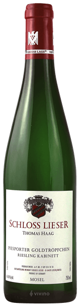 Schloss Lieser Piesporter Goldtropfchen Riesling Kabinett
