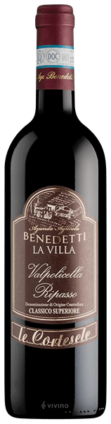 Benedetti La Villa Le Cortesele Valpolicella Ripasso Classico Superiore