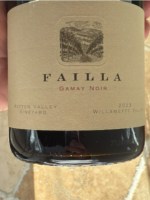 Failla Patton Valley Vineyard Gamay Noir