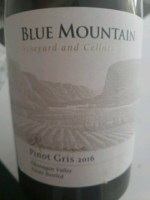 Blue Mountain Vineyard Reserve Pinot Gris