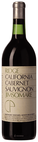Ridge Vineyards Jimsomare Cabernet Sauvignon