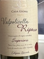 SalvaTerra Casa Giona Valpolicella Ripasso Superiore