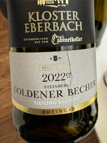Kloster Eberbach Monopol Steinberg Goldener Becher Riesling Kabinett ...