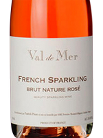 Val de Mer French Sparkling Brut Nature Rosé