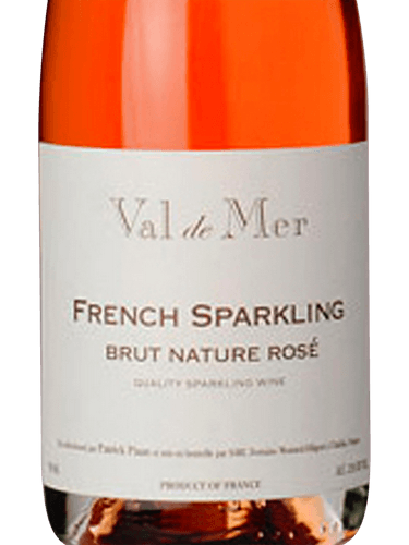 Val de Mer French Sparkling Brut Nature Rosé