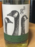 Goose Ridge Vineyards g3 Riesling