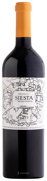 Vinho Siesta En El Tahuantinsuyu Tinto Seco Argentina Single Vineyard Malbec 2017 750ml