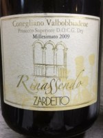 Zardetto Rinassendo Conegliano Valdobbiadene Prosecco Superiore Dry