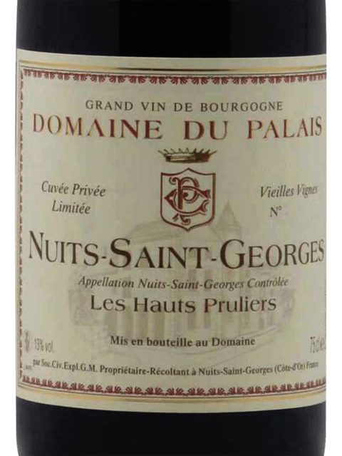 Domaine du Palais Nuits-Saint-Georges 'Les Hauts Pruliers