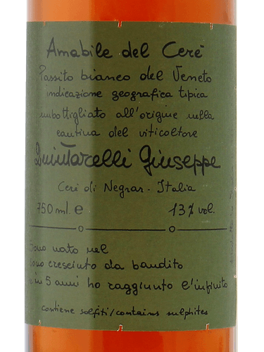 Veneto Amabile del Cere Passito Bianco