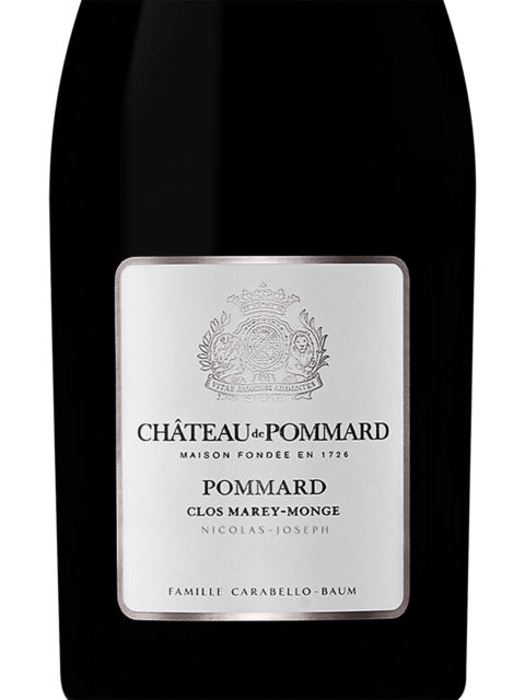 Château de Pommard Clos Marey-Monge Nicolas-Joseph Pommard