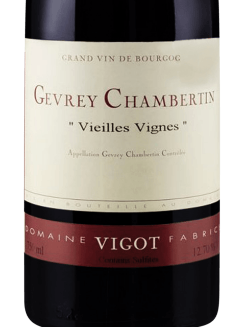 ワイン Gevrey-Chambertin Vieilles Vignes 2015 2015 Domaine Fourrier Gevrey-Chambertin Vieilles Vignes