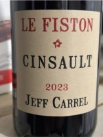 Jeff Carrel Le Fiston Cinsault