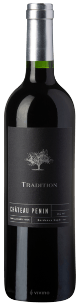 Vinho Château Penin Tinto Seco França Bordeaux Tradition Cabernet Franc, Merlot 2020 750ml