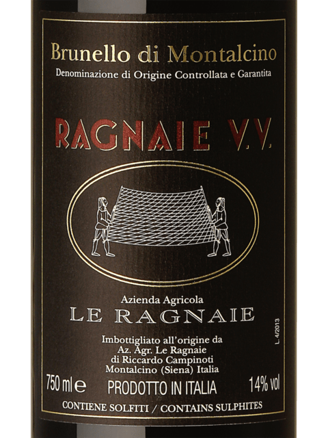 Le Ragnaie Brunello di Montalcino V.V. | Vivino 日本語