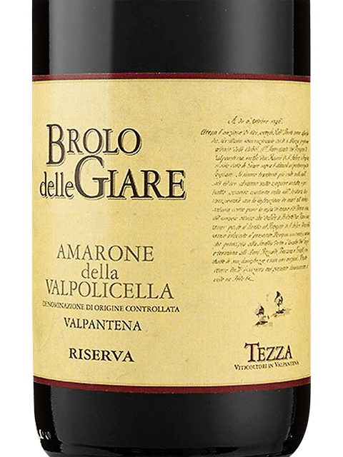 Tezza Brolo delle Giare Riserva Amarone della Valpolicella