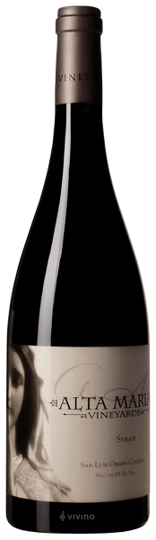 Alta Maria San Luis Obispo County Syrah