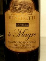 Benedetti La Villa Le Magre Passito Rosso Dolce del Veneto