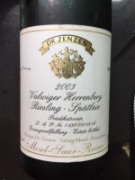 Dr. Zenzen Valwiger Herrenberg Riesling Spätlese