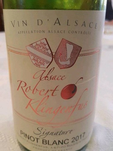 Robert Klingenfus Signature Pinot Blanc | Vivino US