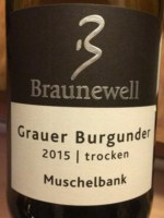 Braunewell Grauer Burgunder Muschelbank Trocken